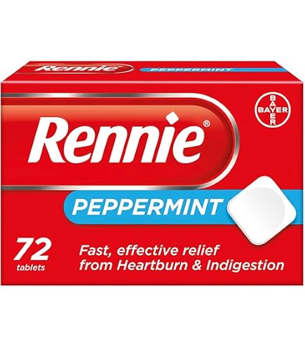Amazon.com: Rennie Indigestion and Heartburn Relief Spearmint 96